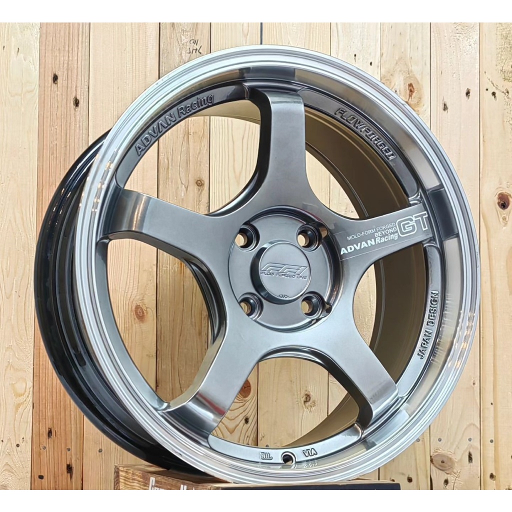 VELG RING 16 ADVAN GT FLOW FORMING VELG MOBIL JAZZ,YARIS,FREED,MOBILIO,BRIO,SWIFT R16