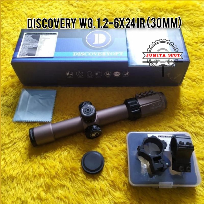 telescope discovery wg 1.2-6x24ir (30mm)