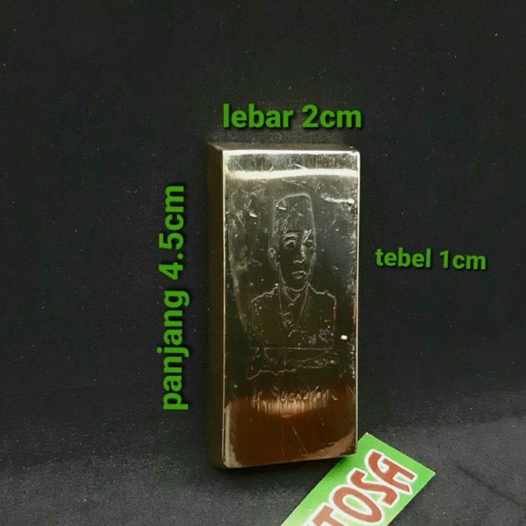 Banting harga Barang Antik Replika Emas Batangan Lm Sukarno Istimewa