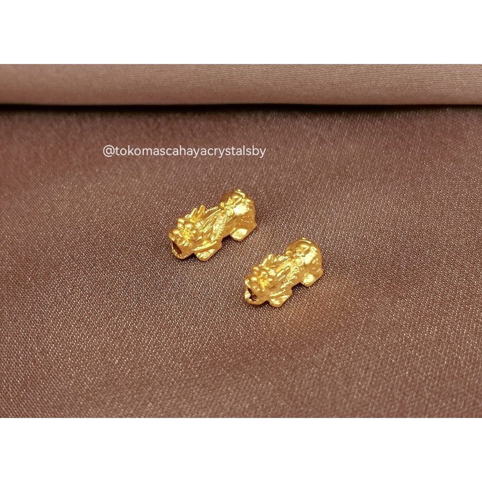 Siap Kirim Charm Jilin / Dragon / Naga / pixiu Emas Kadar 24k HK Hongkong 999.9% 9999