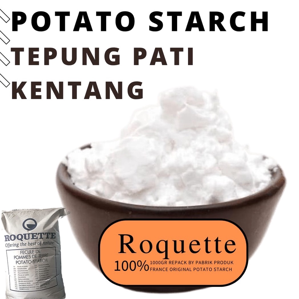 

✾SUPER DISKON♥ Tepung Pati Kentang / Potato starch (1Kg) Roquette (france)