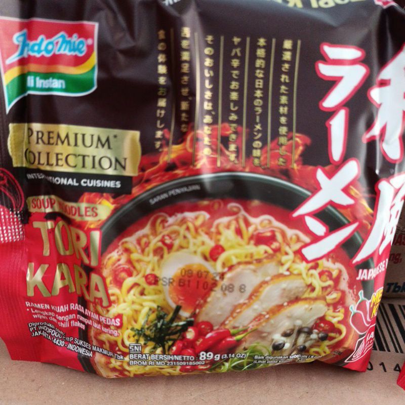 

TORI KARA 89g ramen kuah rasa ayam pedas 1 dus isi 20pcs (exp 02-04-25)