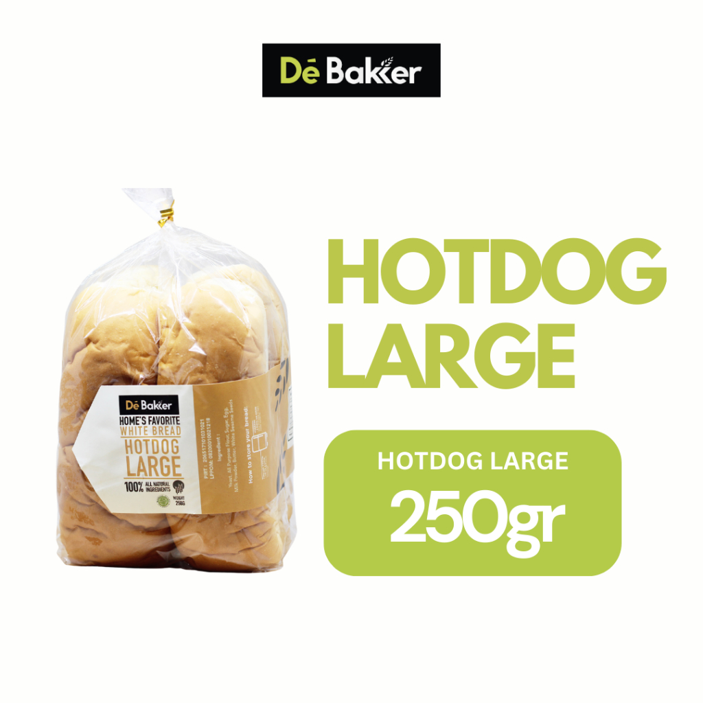 

Debakker Bakery Hotdog Large Roti Hotdog