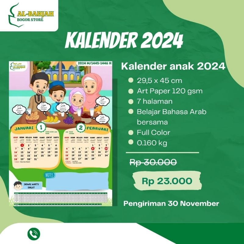 

Kalender Anak-Anak 2024