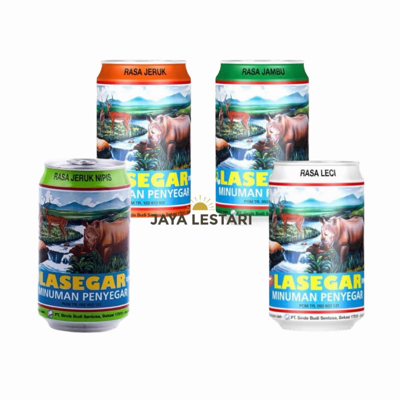 

Lasegar Minuman Penyegar Kaleng (4 Varian Rasa) (320ml)