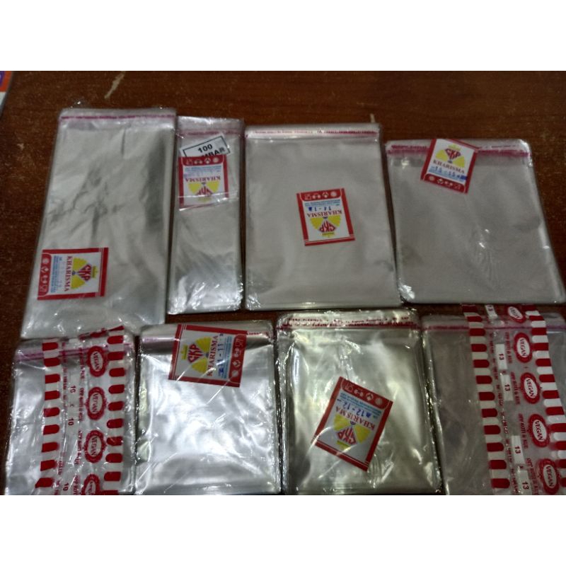 PLASTIK OPP LEM BENING ISI 100PCS/PLASTIK OPP ROTI