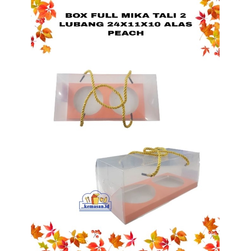 

BOX FULL MIKA TALI 2 LUBANG 24X11X10 ALAS PEACH