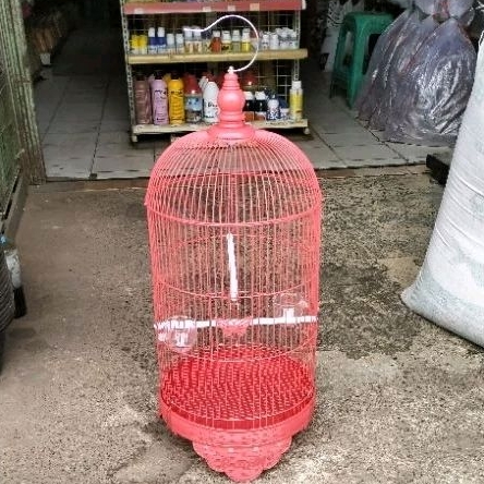 SANGKAR BESI BURUNG LOVEBIRD MERK BOOM KANDANG BURUNG LOVEBIRD,KENARI DIAMETER 33 CM