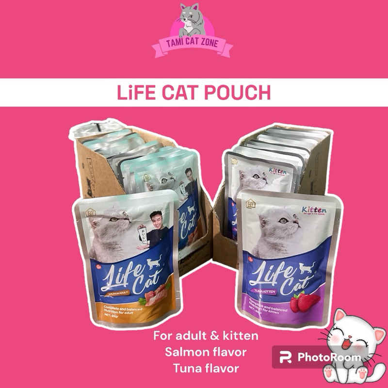 LIFE CAT pouch makanan kucing basah sachet