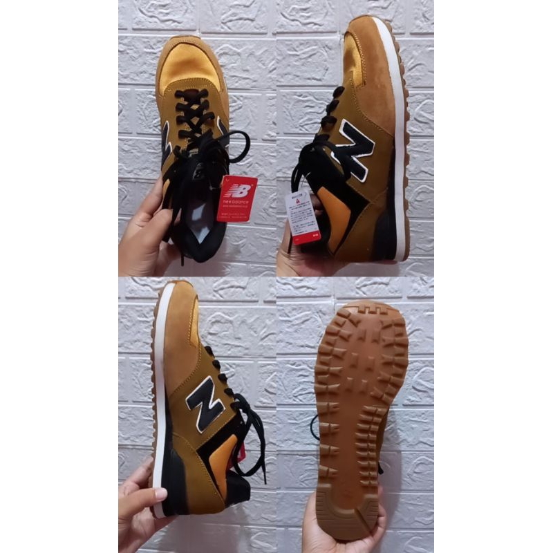 NB - New Balance 574 Coklat Hitam