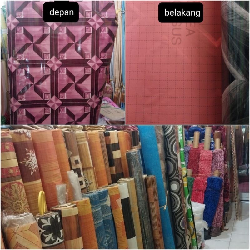 Karpet lantai spon/busa Tebal +-2mm Lebar 2meter
