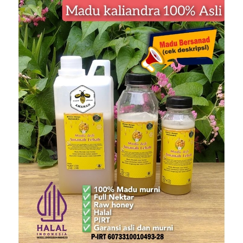 

Madu Kaliandra 1kg 100% Asli dan murni raw honey