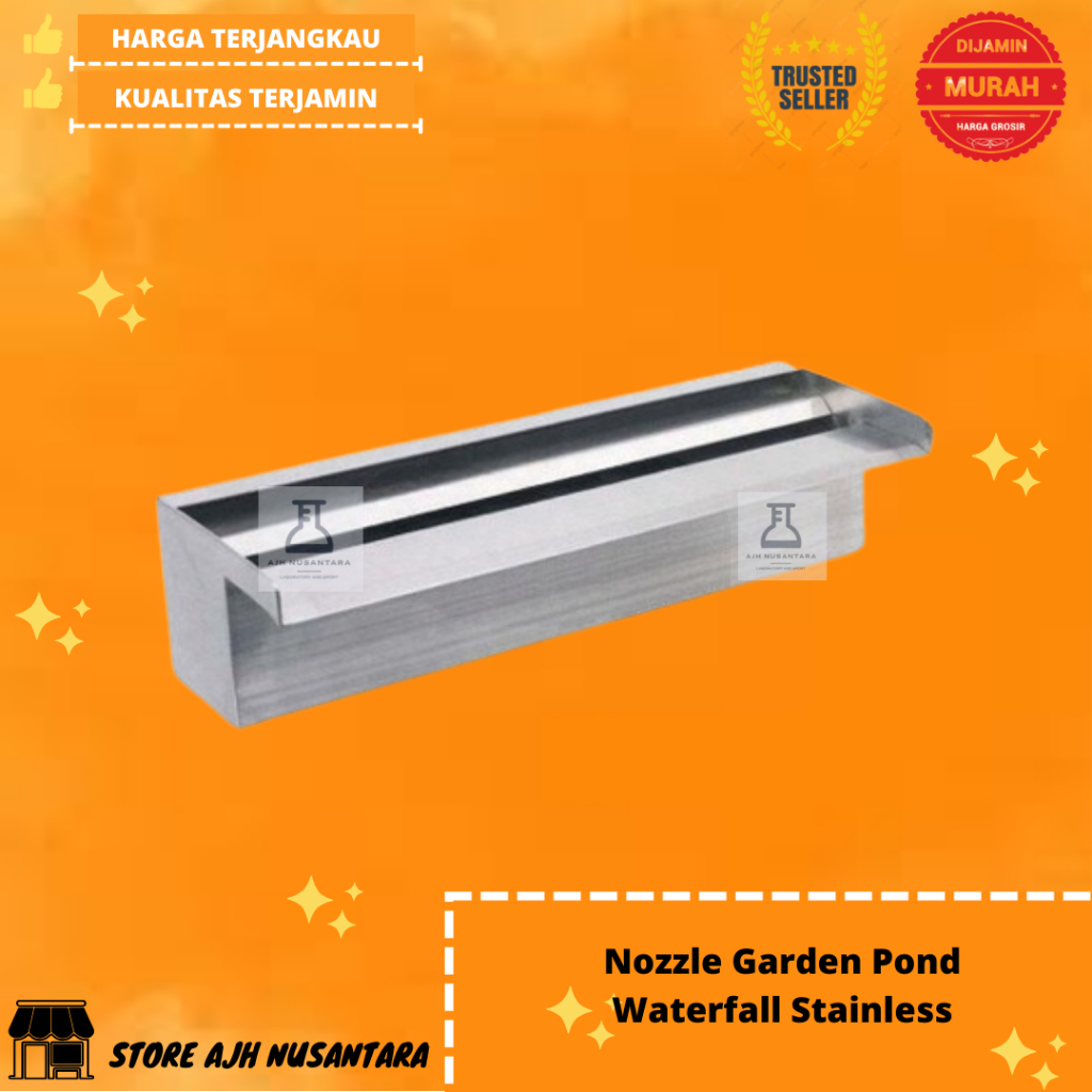 Nozzle Garden Pond Waterfall Stainless 1100 cm Nozzle Air Terjun