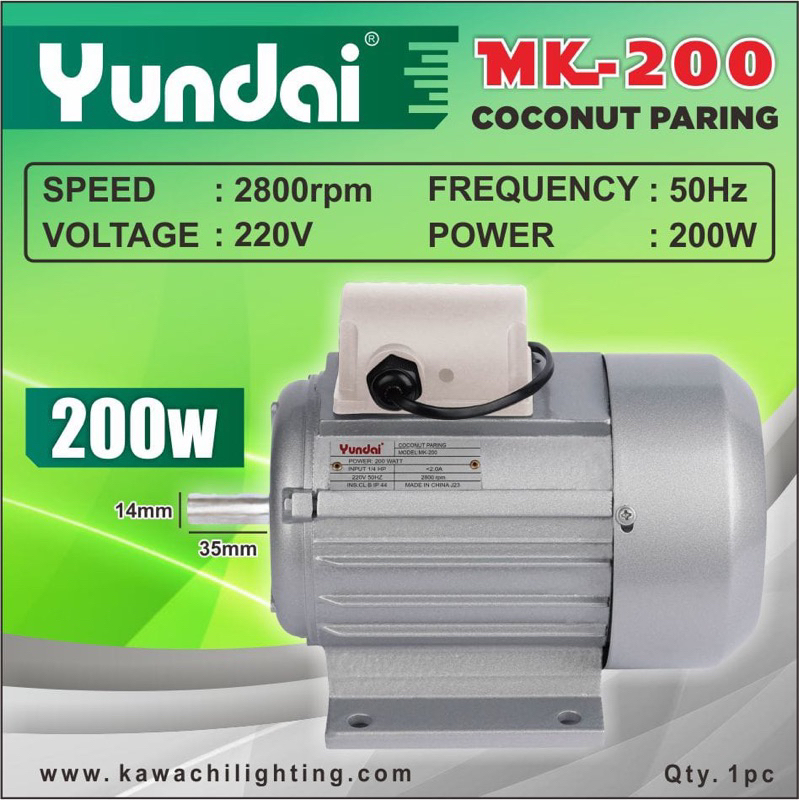 DINAMO KUKURAN KELAPA / MESIN PARUT KELAPA / PARUTAN MK 200 YUNDAI