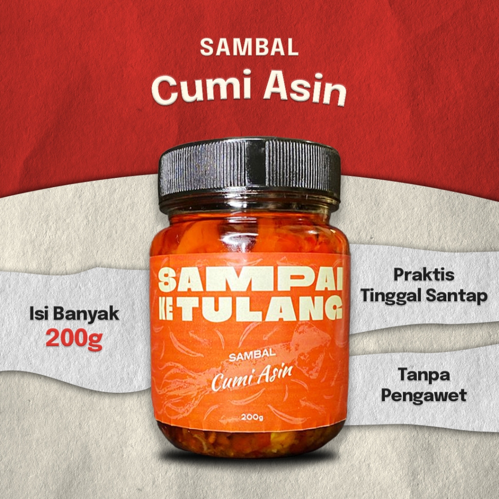 

Sambal Cumi Asin - Sampai ke Tulang