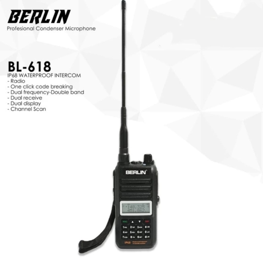 HT Berlin BL618 Walkie Talkie Waterproof Ip68