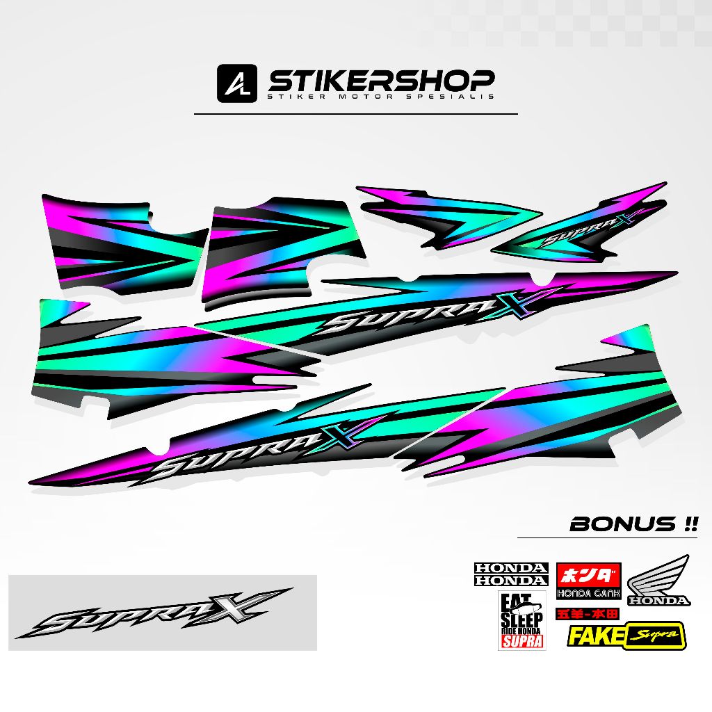 STRIPING SUPRA X LAMA - SUPRA FIT LAMA - ORIGINAL COMBO WARNA