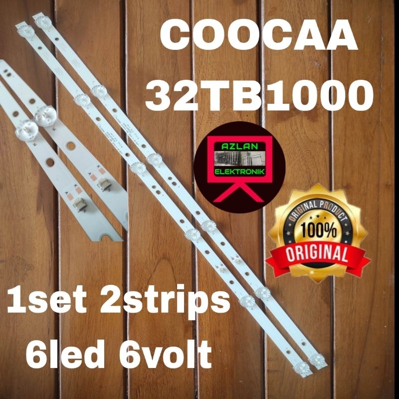BACKLIGHT TV LED COOCAA 32INCH 32TB1000 BL KOKA 32 6LED 6VOLT