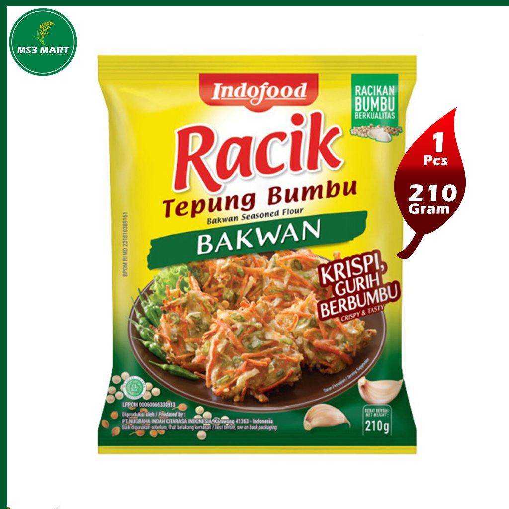 

Tepung Racik Bakwan 210 Gram 1 pcs | MS3 Mart