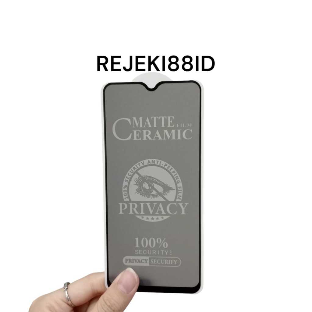ANTI GORES ANTI SPY PRIVACY MATTE CERAMIC OPPO F9 F9 PRO