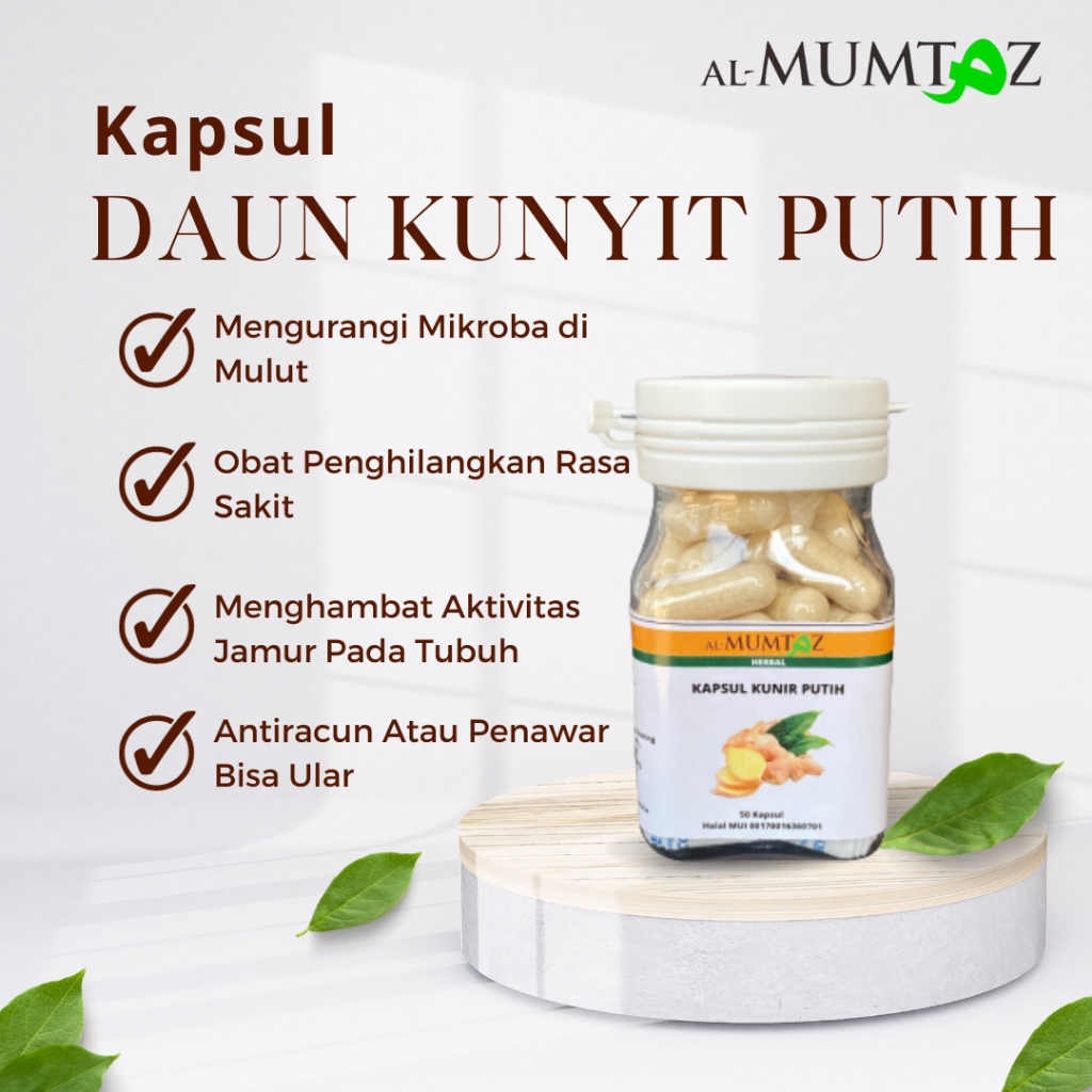 

COD Obat Herbal Kapsul Bubuk Kunyit Putih Untuk Kanker Temu Mangga Kunir Putih Organik alami Asli Murni Curcuma