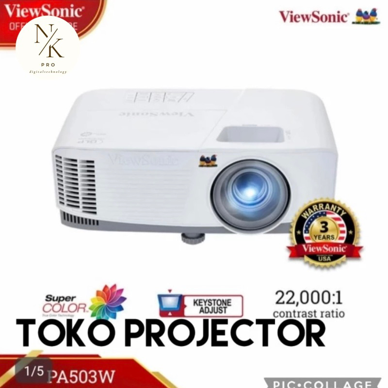 Viewsonic pa 503w / proyektor viewsonic pa503w WXGA