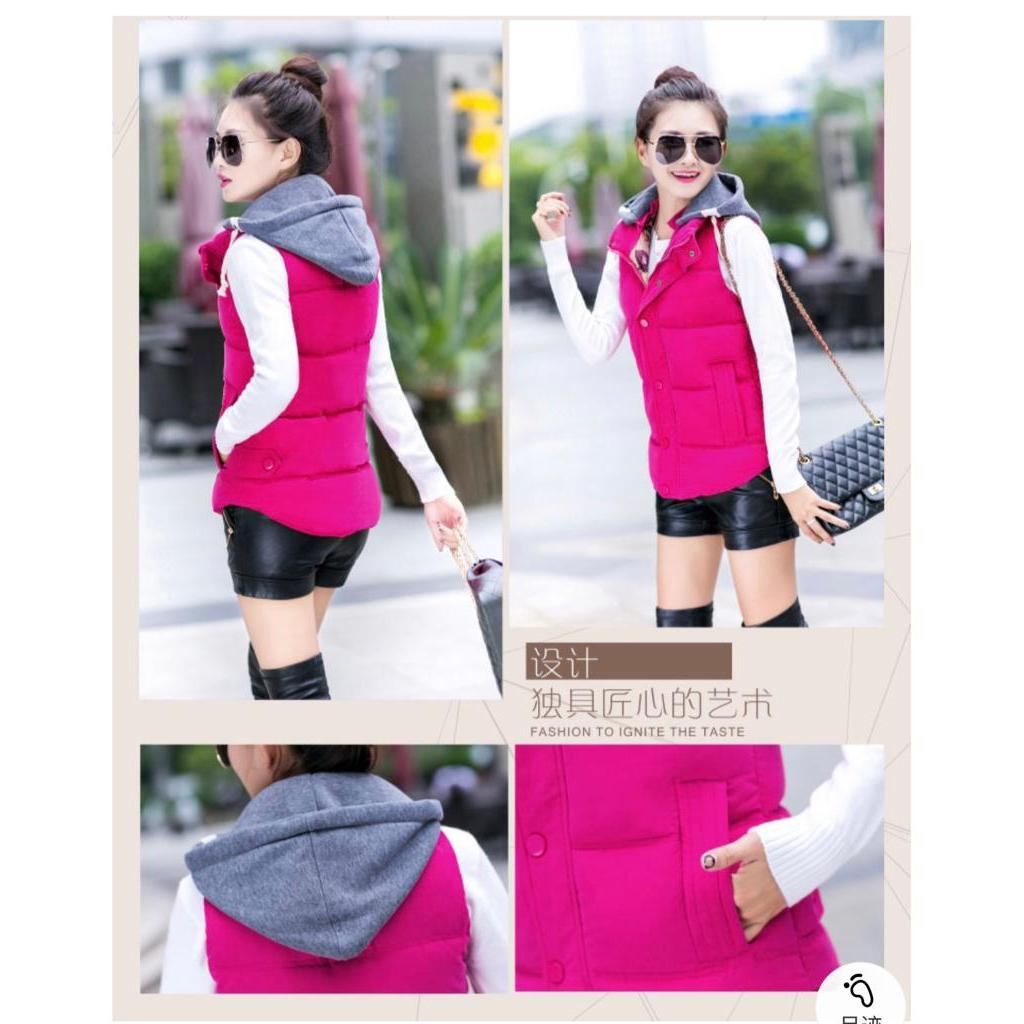 Jaket Musim Dingin Parasut Anak dan Dewasa, Mantel Rompi Winter Panjang Wanita, Long Coat Rompi Para