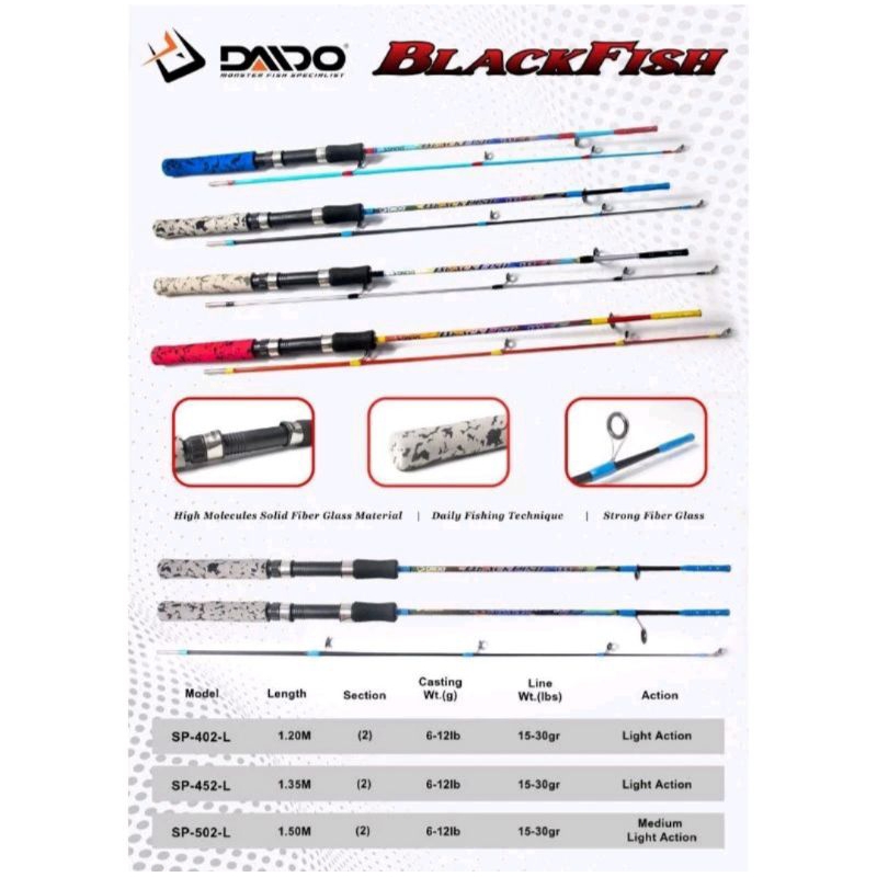 Joran Fiber Solid Daido Blackfish 150cm
