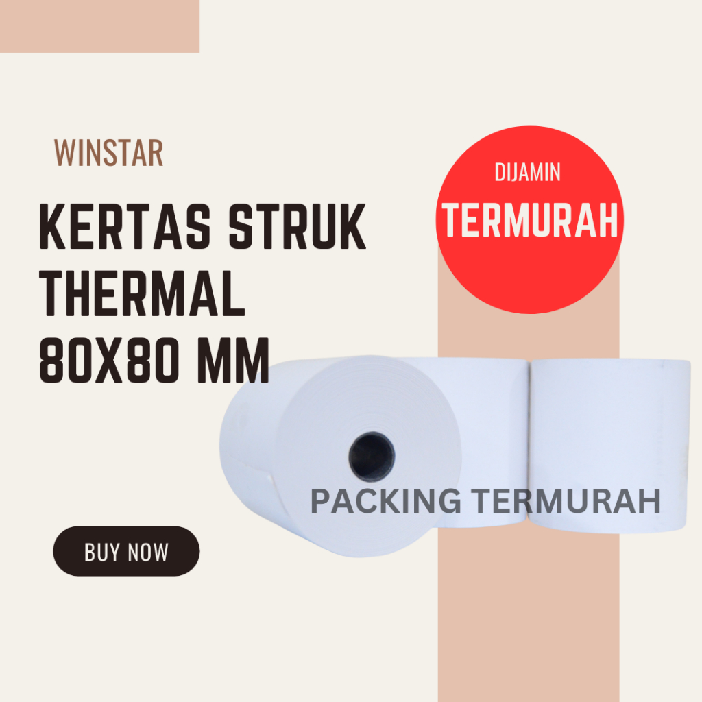 

Kertas Struk Thermal 80x80 Goldwin Eco