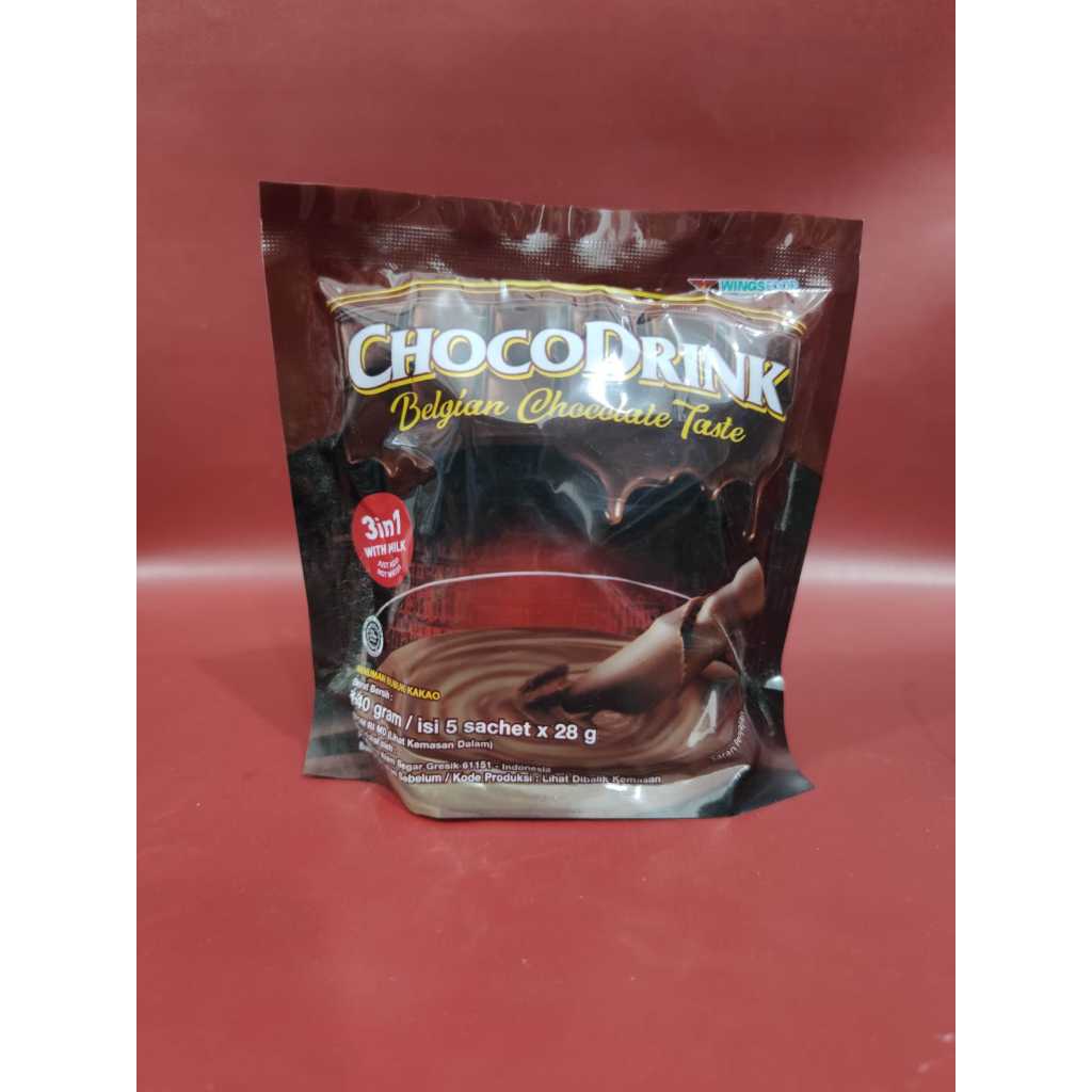 

Chocodrink Chocolate Belgian Taste 140gr (isi 5pcs) - Chocoltos Drink