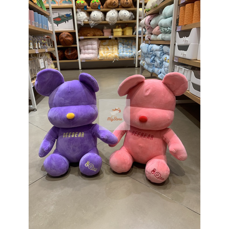 MINISO Boneka Seri QeeBear Ukuran 14inci / Qee Series 14in Staylish Plush Toy