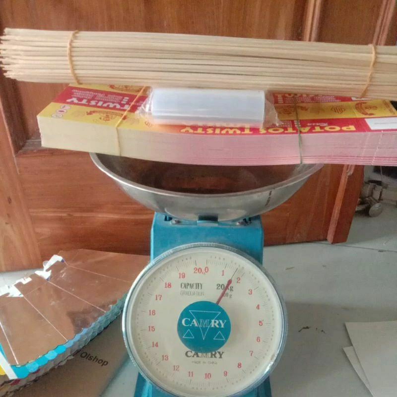 

sepaket bungkus kentang ulir bahan kertas foil