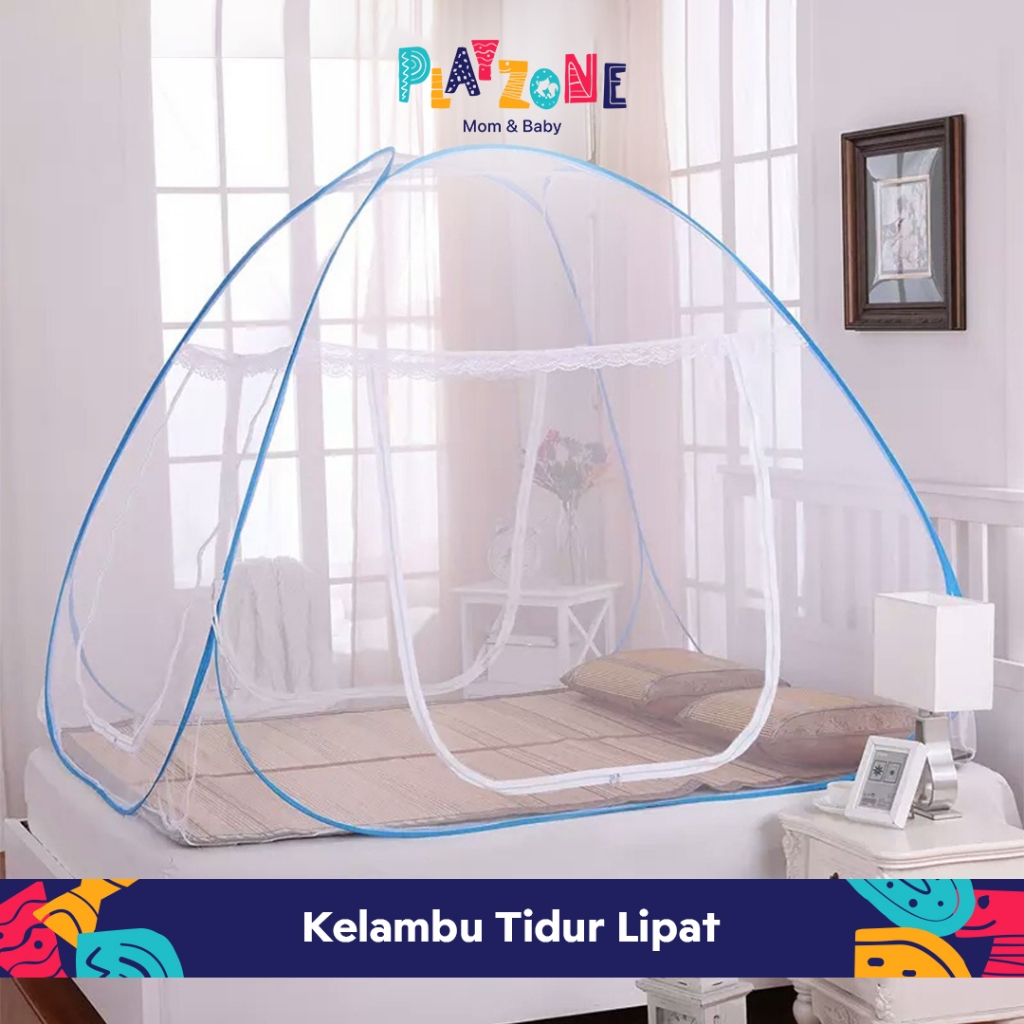 Play Zone COD Mainan Tenda Anti Nyamuk Kelambu Tidur Lipat Bayi UK 180x200 / Kelambu Lipat Anti Nyam