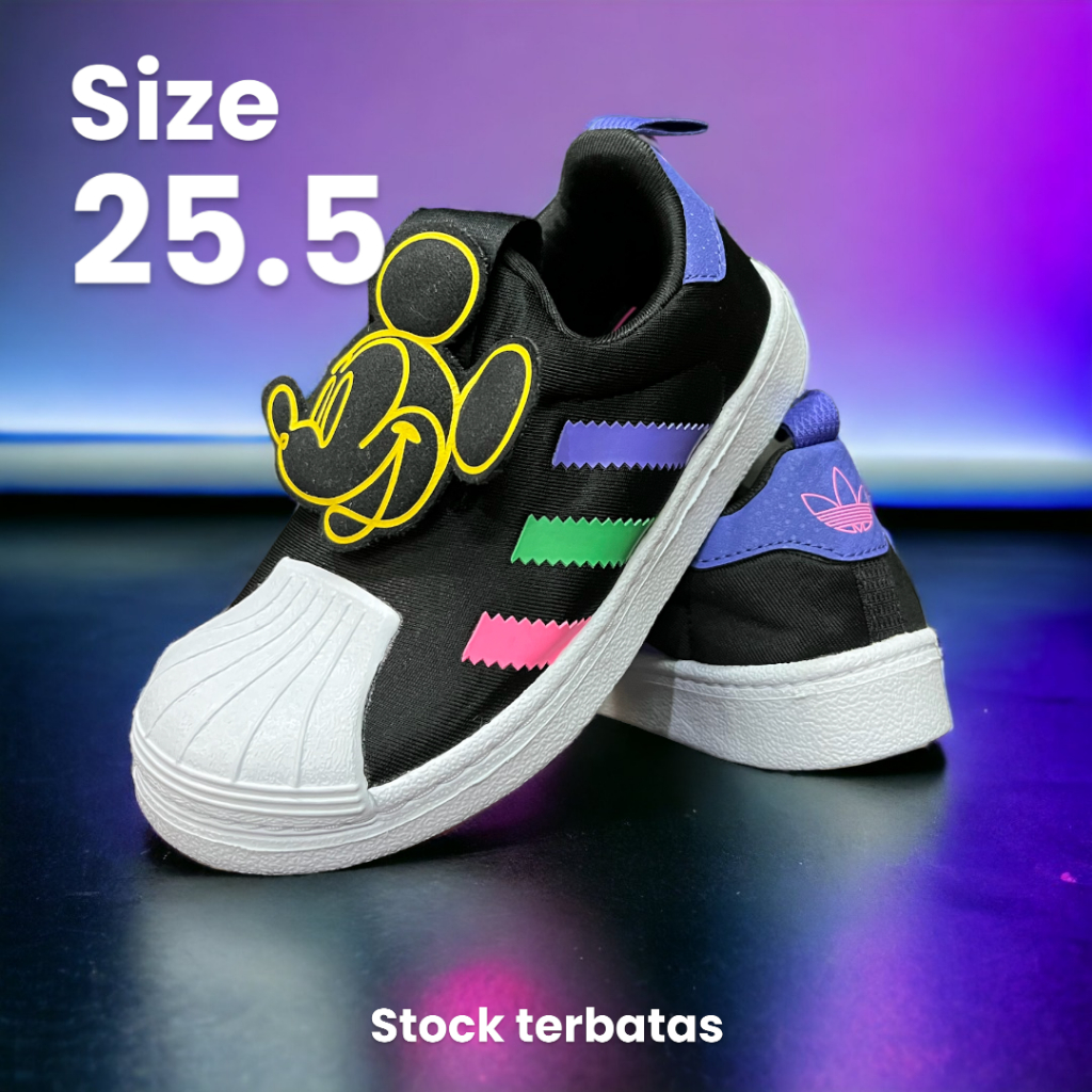 [ORIGINAL] ADIDAS x Disney Mickey Superstar 360 Sepatu Anak