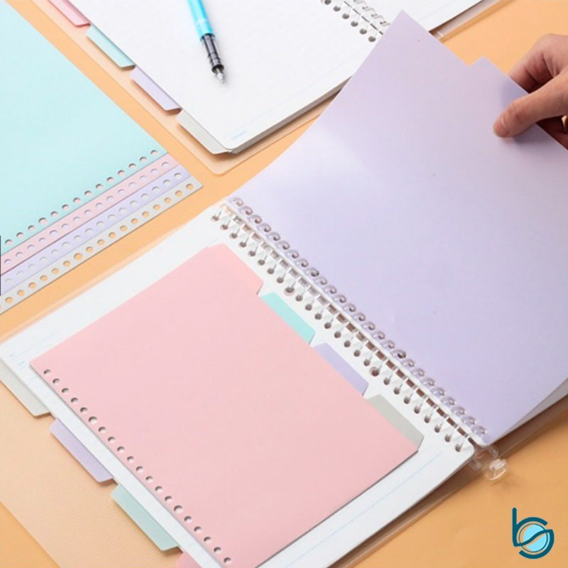 

Divider 4Pcs/Set A5/B5 Morandi Pastel ART Divider / Pembatas Binder Warna Pastel - Best Stationary