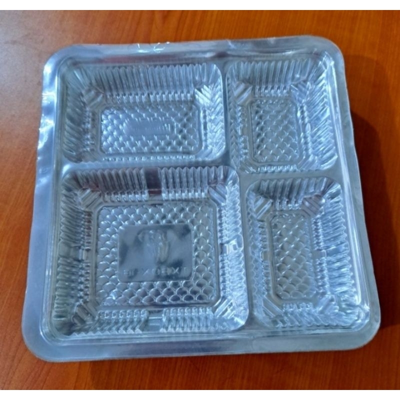 Mika TX Box 18x18 Gajah - Mika Sekat Nasi Kotak - isi 50pcs