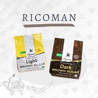 

RICOMAN Light Brown Sugar/Dark Borwn Sugar 500g & 1kg