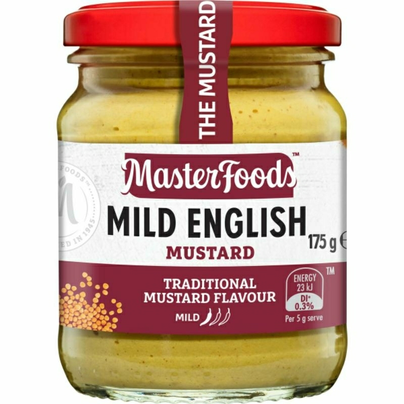 

MASTERFOODS Mild English Mustard 175g