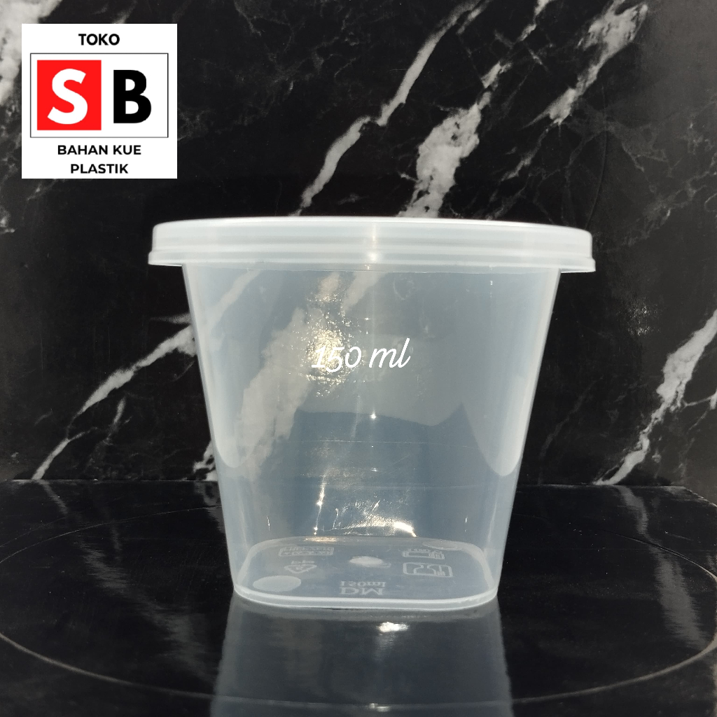 DM THINWALL 150 ML TEMPAT CUP AGAR PUDING SAOS ROUND