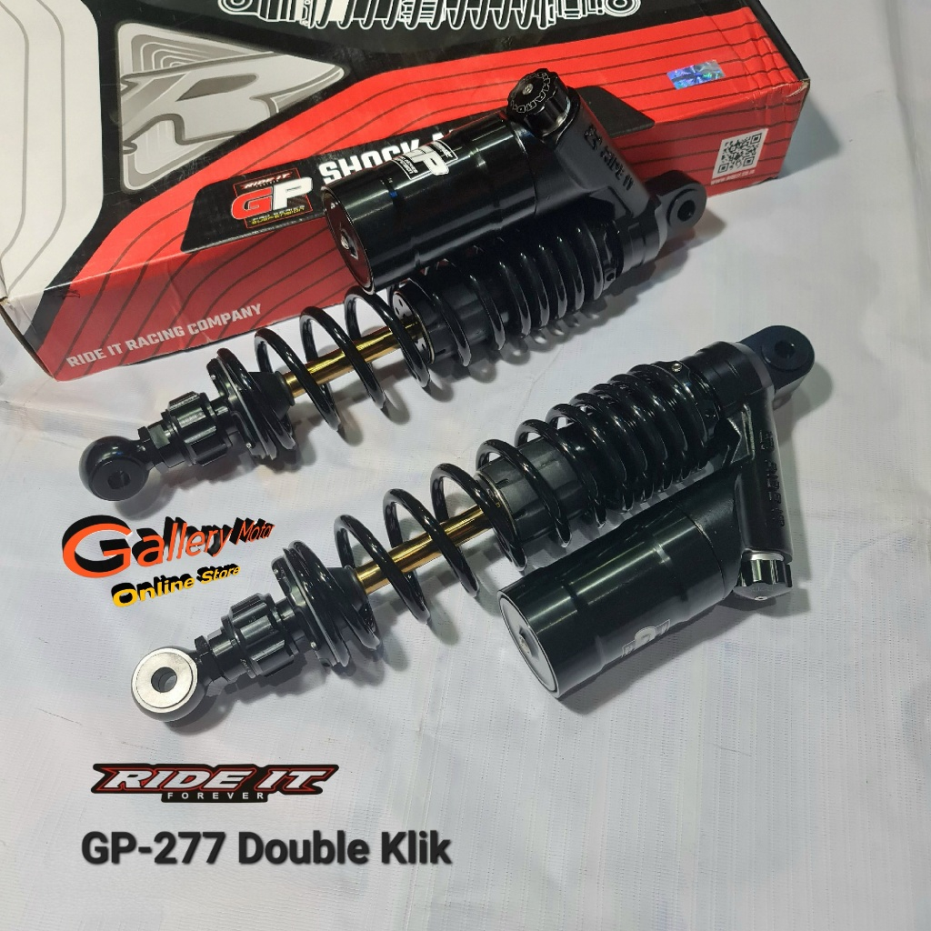 SKOK RIDE IT GP-277 DOUBEL KLIK 280MM BLACK SERIES + ANTING MATIC