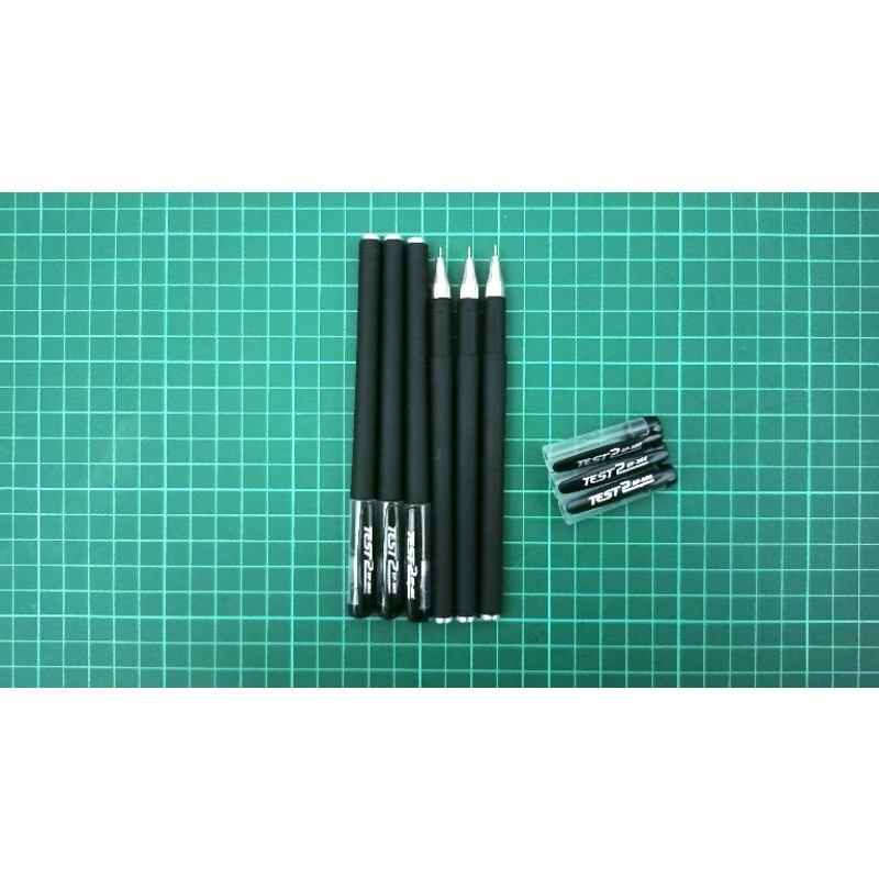 

Pulpen Hitam 0.5mm Motif Polos Tinta Hitam Simple Ballpoint Alat Tulis