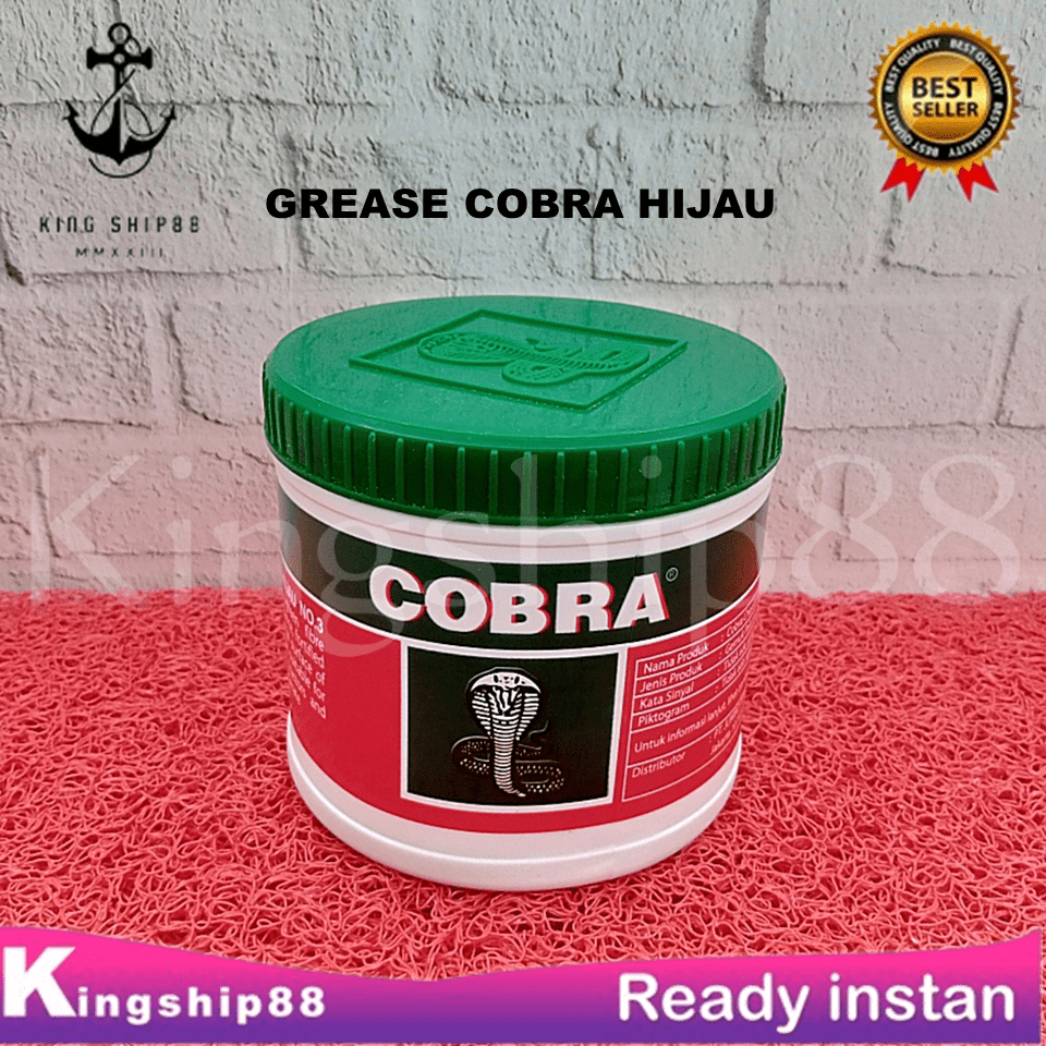 cobra chassis grease hijau gemuk / stempet