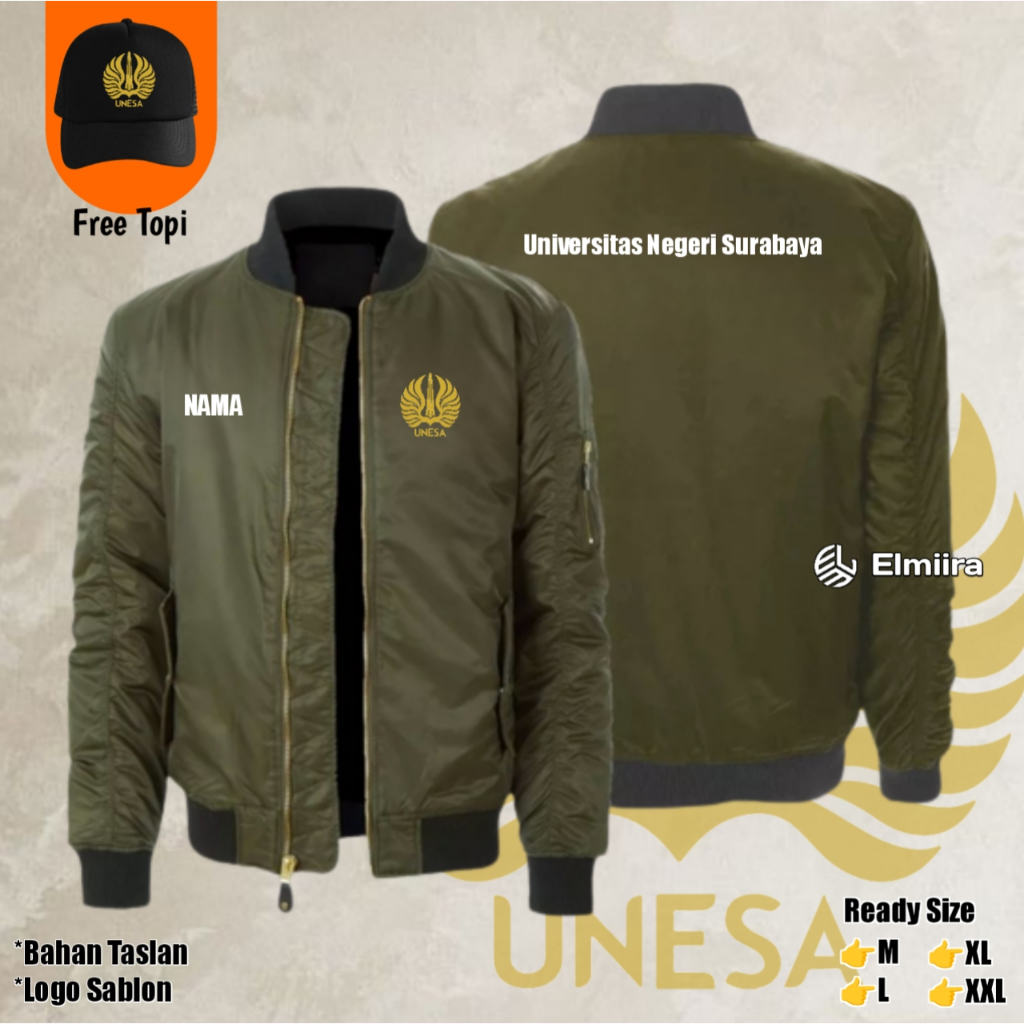 Jaket Unesa Universitas Negeri Surabaya Jaket Custom