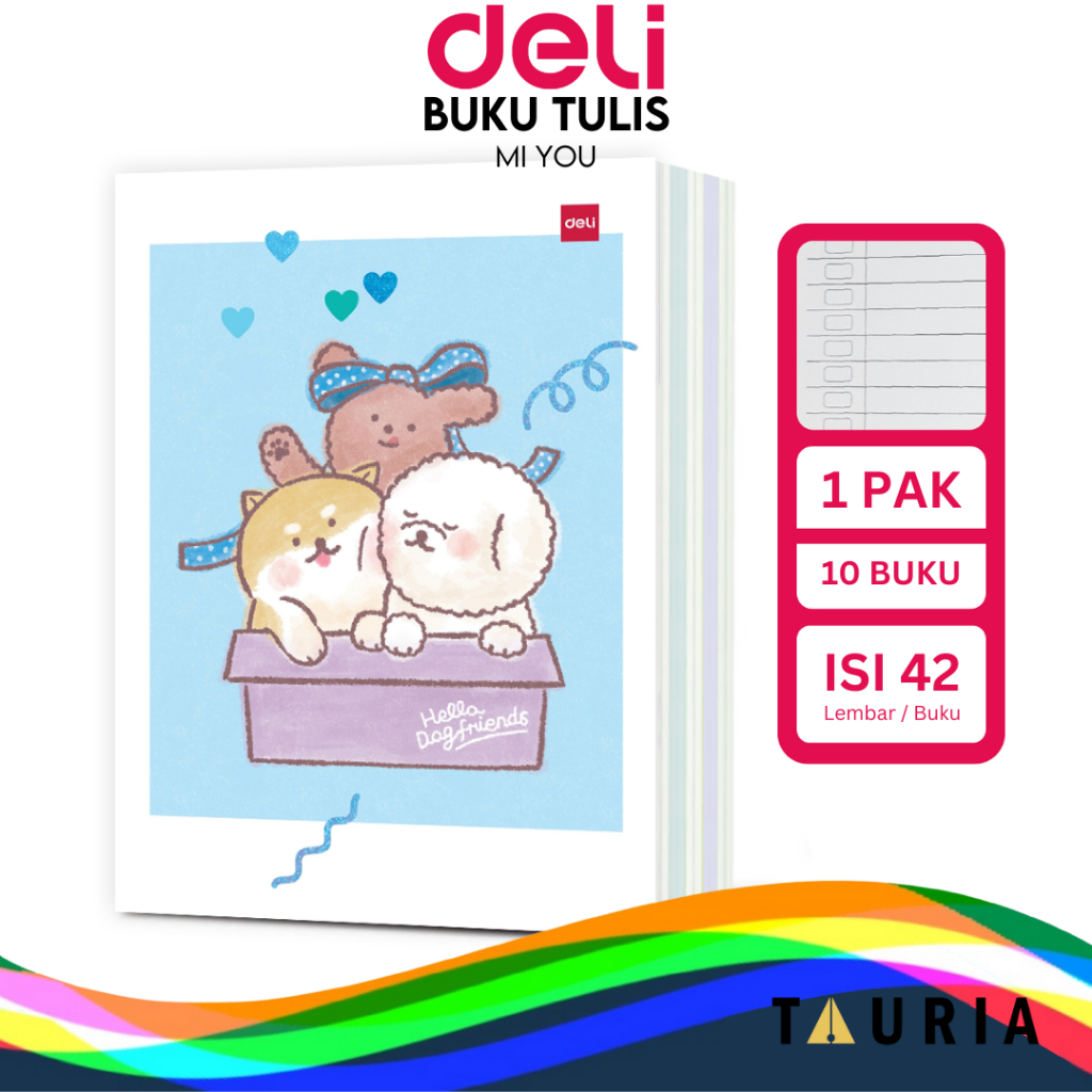 

Buku Tulis Sekolah DELI BOXY 42 Lembar – MIYOU