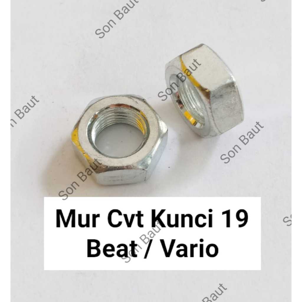 Mur CVT pully belakang Vario Beat Kunci 19 Mur Rumah roller