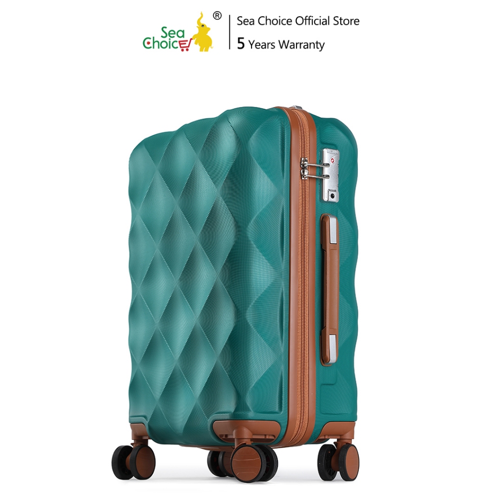 SEA CHOICE-Koper 24/28 inch Kabin Bagasi Travel Tas Koper Hardcase ABS, 4 Roda Putar, Kunci TSA,YKK