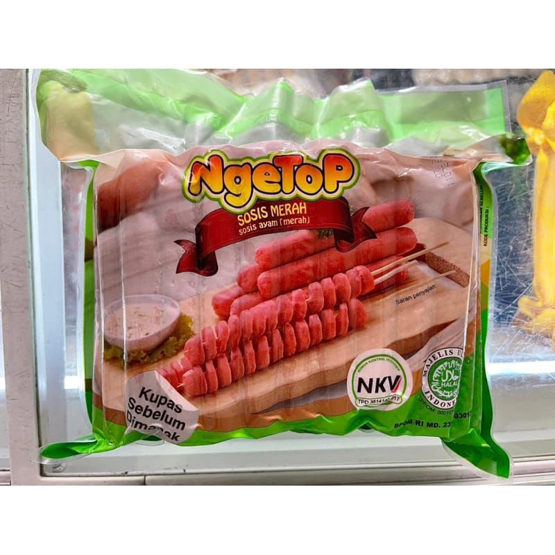 Frozen Food Ngetop Sosis Ayam Merah