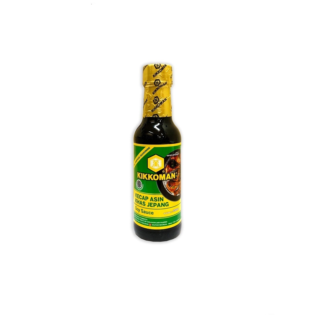 

KIKKOMAN SOY SAUCE 150 ML KECAP ASIN KHAS JEPANG