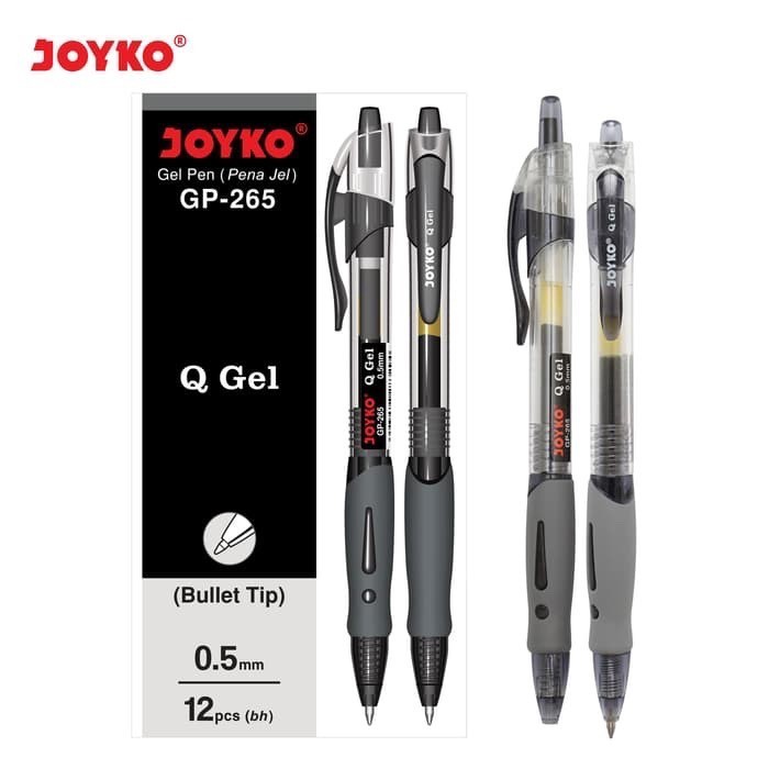 

Ballpoint / Pulpen Gel JOYKO GP-265 Q Gel 0.5mm - Hitam