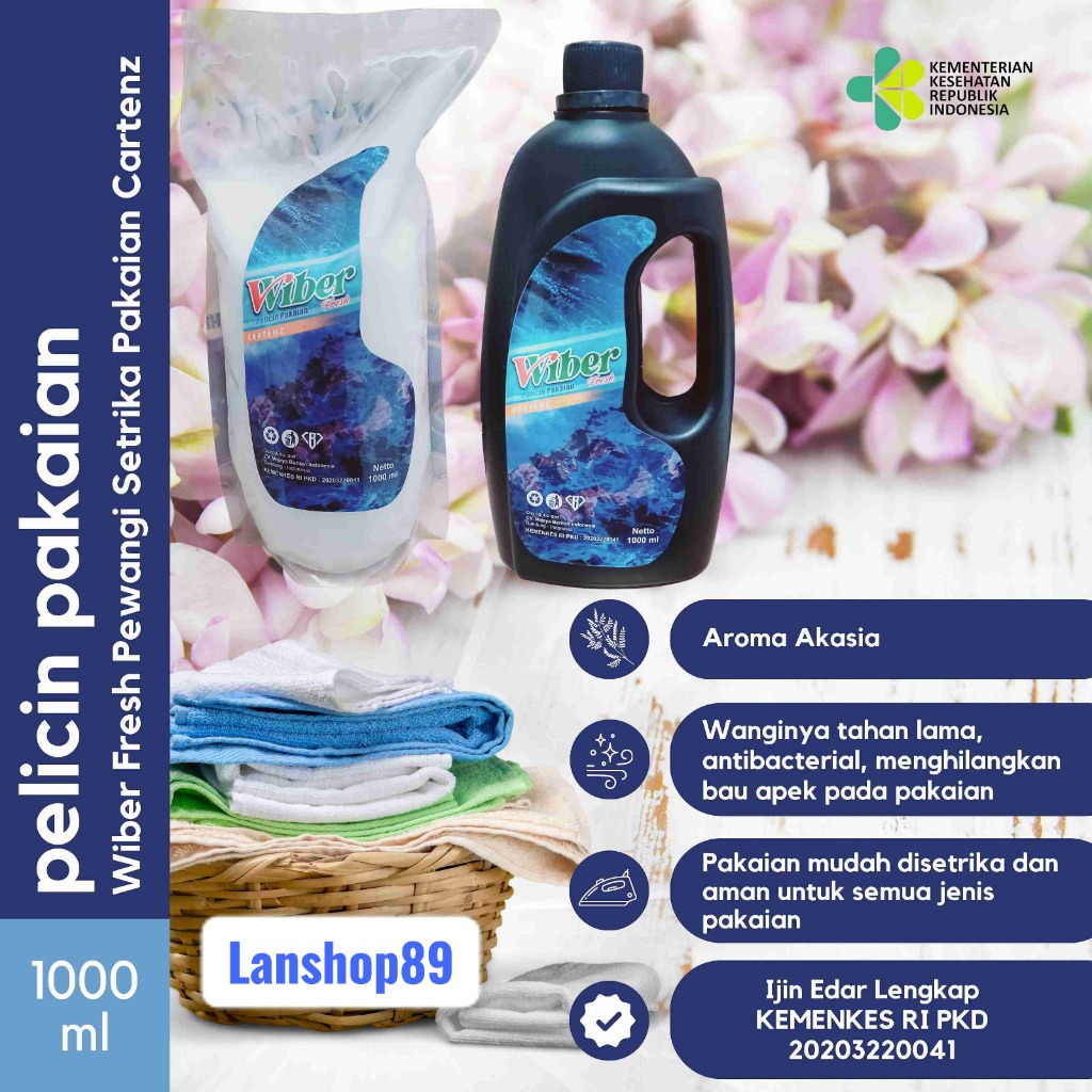 Pelicin Setrika Pewangi Pakaian Laundry 1 Liter